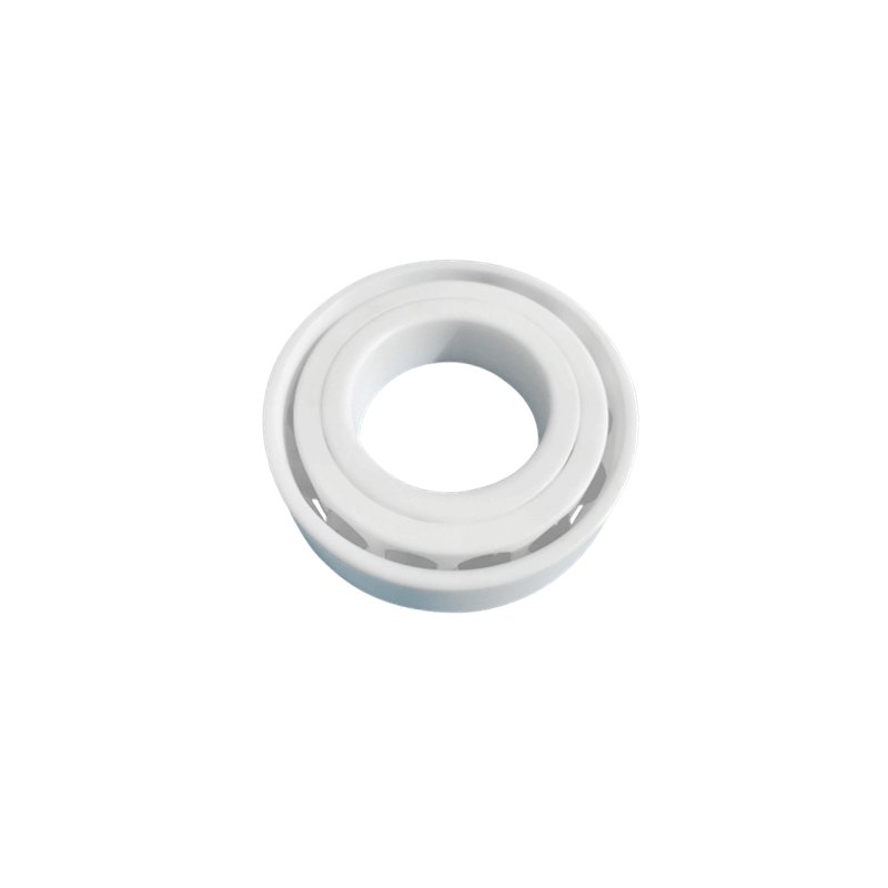 PTFE Polytetrafluoroethylene Plastic Angular Contact Ball Bearing PTFE/ PTFE/ GLASS